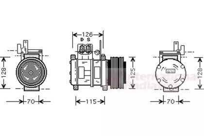 Компрессор VAN WEZEL 0600K073