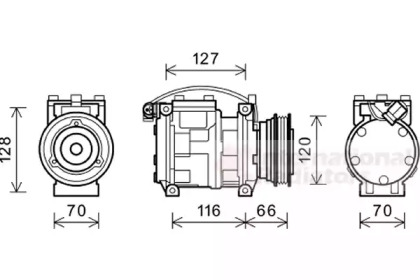 Компрессор VAN WEZEL 0600K232