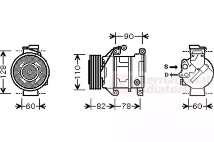 Компрессор VAN WEZEL 0600K316