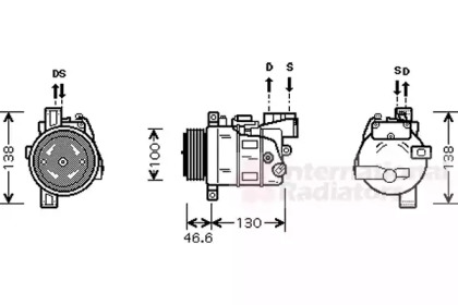 Компрессор VAN WEZEL 0600K319