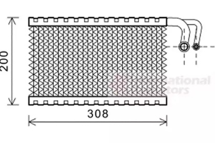 Испаритель VAN WEZEL 0600V399