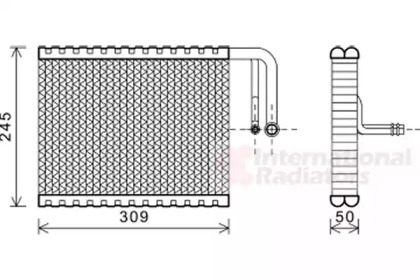 Испаритель VAN WEZEL 0600V402