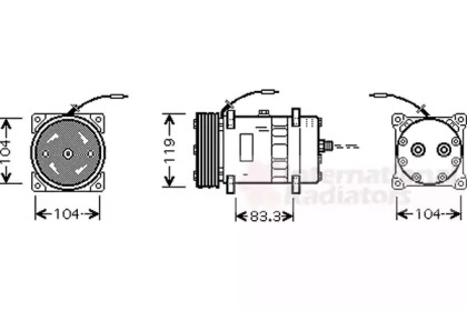 Компрессор VAN WEZEL 0900K176