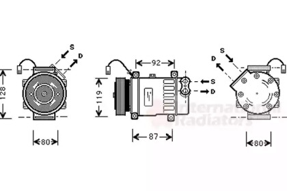 Компрессор VAN WEZEL 0900K217