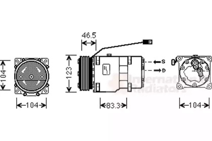 Компрессор VAN WEZEL 0900K257