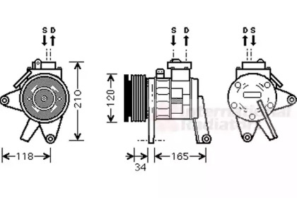 Компрессор VAN WEZEL 0700K065