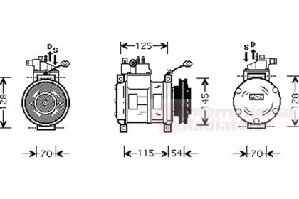 Компрессор VAN WEZEL 0700K074