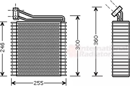 Испаритель VAN WEZEL 0700V089