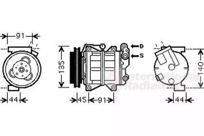 Компрессор VAN WEZEL 1300K314