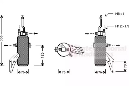 Осушитель VAN WEZEL 1800D293