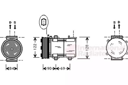 Компрессор VAN WEZEL 1800K352