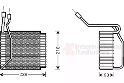 Испаритель VAN WEZEL 1800V110