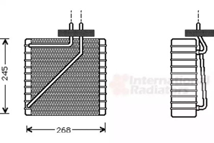 Испаритель VAN WEZEL 1800V271