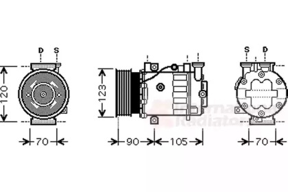 Компрессор VAN WEZEL 1700K361