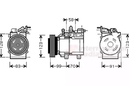 Компрессор VAN WEZEL 8200K197