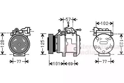 Компрессор VAN WEZEL 8200K208