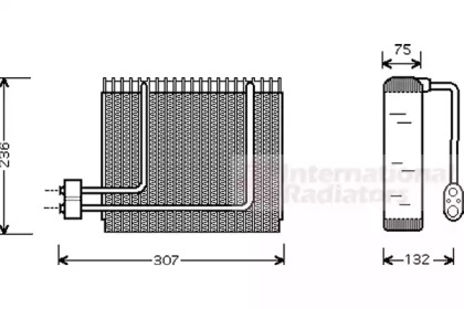 Испаритель VAN WEZEL 8200V014