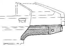 Боковина VAN WEZEL 0908146