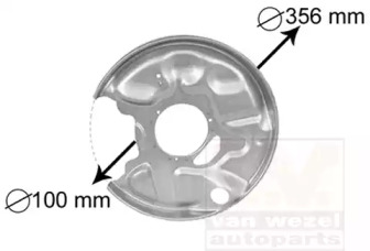 Накладка VAN WEZEL 3029373