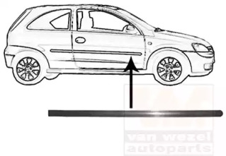 Облицовка / защитная накладка VAN WEZEL 3777428