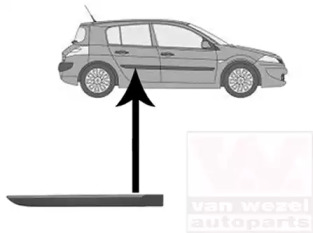 Облицовка / защитная накладка VAN WEZEL 4327426