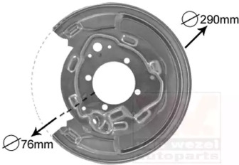 Накладка VAN WEZEL 5307373