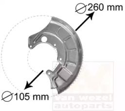 Накладка VAN WEZEL 5812371