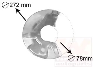 Накладка VAN WEZEL 5823371