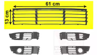 Решетка-облицовка VAN WEZEL 5837590