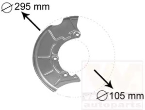 Накладка VAN WEZEL 5888372