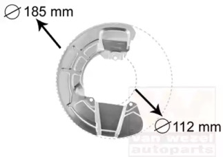 Накладка VAN WEZEL 5930371