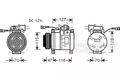 Компрессор VAN WEZEL 2800K076