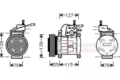 Компрессор VAN WEZEL 2100K032