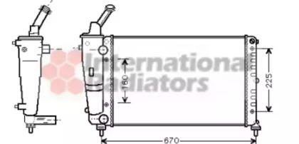 Теплообменник VAN WEZEL 73002081