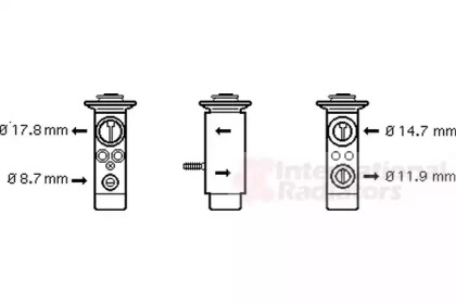 Клапан VAN WEZEL 30001093