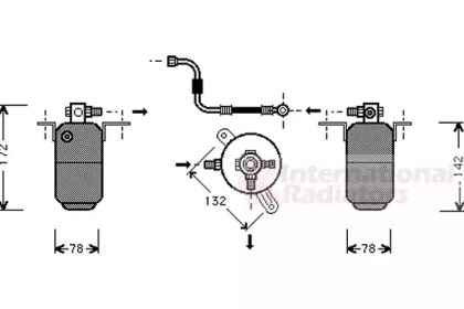 Осушитель VAN WEZEL 3000D004