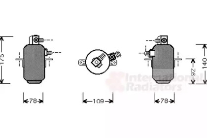 Осушитель VAN WEZEL 3000D081