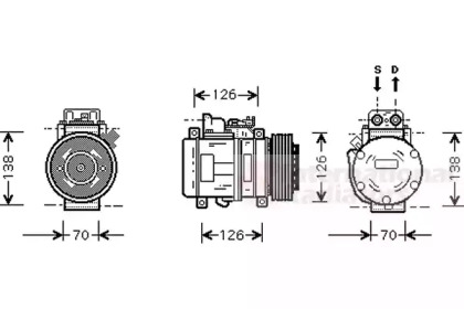 Компрессор VAN WEZEL 3000K084