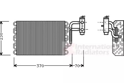 Испаритель VAN WEZEL 3000V002