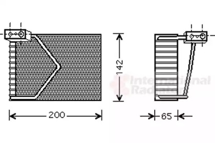 Испаритель VAN WEZEL 3000V328