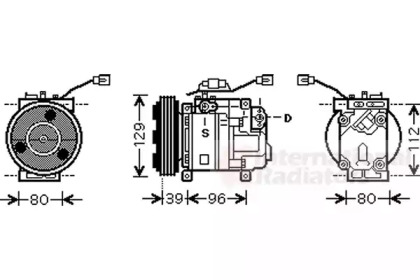 Компрессор VAN WEZEL 2700K200