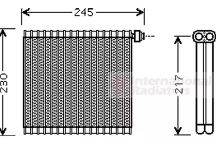 Испаритель VAN WEZEL 2700V217