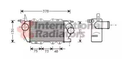 Теплообменник VAN WEZEL 37004270