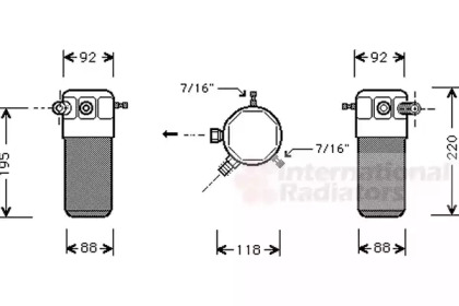 Осушитель VAN WEZEL 3700D118