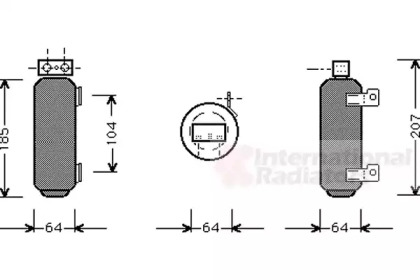 Осушитель VAN WEZEL 3700D282