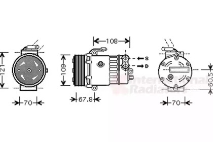 Компрессор VAN WEZEL 3700K139