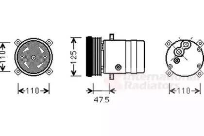 Компрессор VAN WEZEL 3700K493