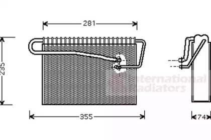 Испаритель VAN WEZEL 3700V167