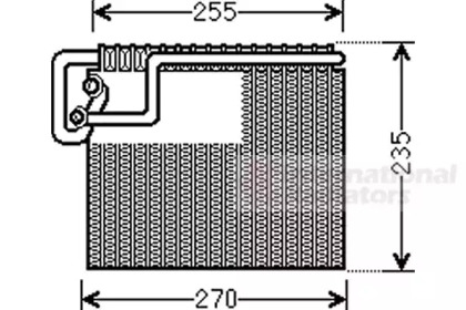 Испаритель VAN WEZEL 3700V481