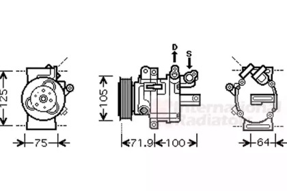 Компрессор VAN WEZEL 4000K317